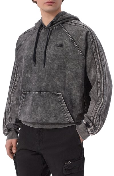 Хлопковое худи DIESEL, арт. A21842/0DCCJ, фото 3