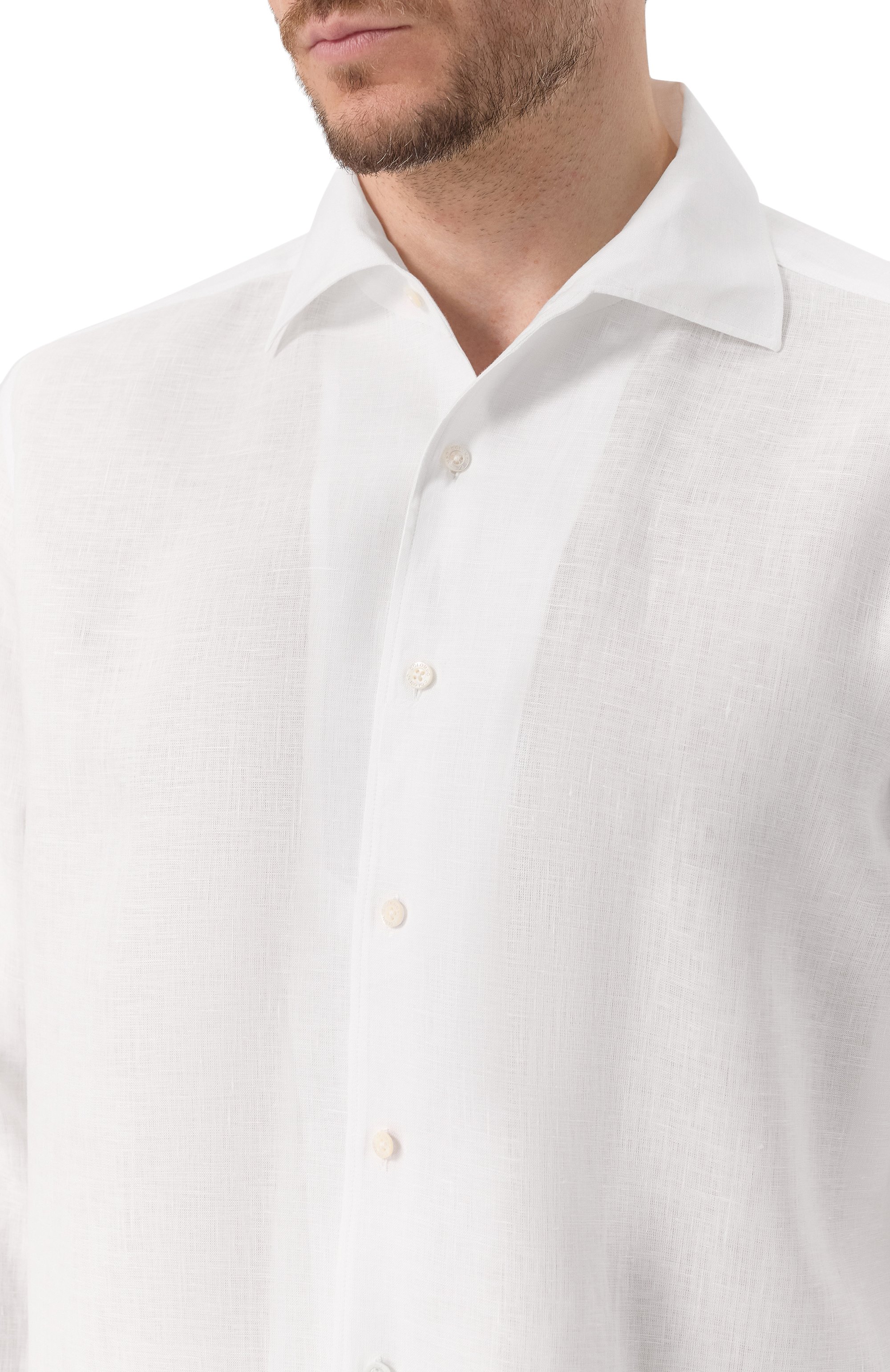 Льняная рубашка COLOMBO, арт. CM00375/T10553, фото 5