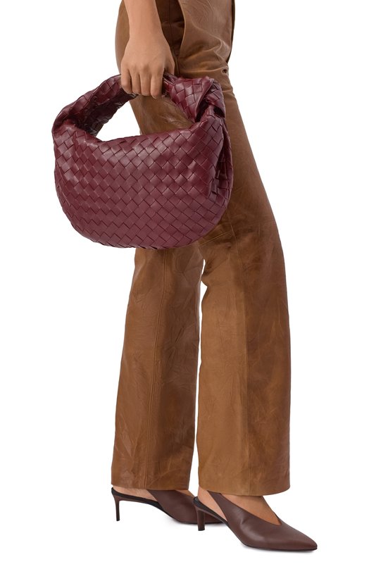 Сумка Jodie small Bottega Veneta 690225/VCPP0 Бордовый  690225/VCPP0 Фото 2