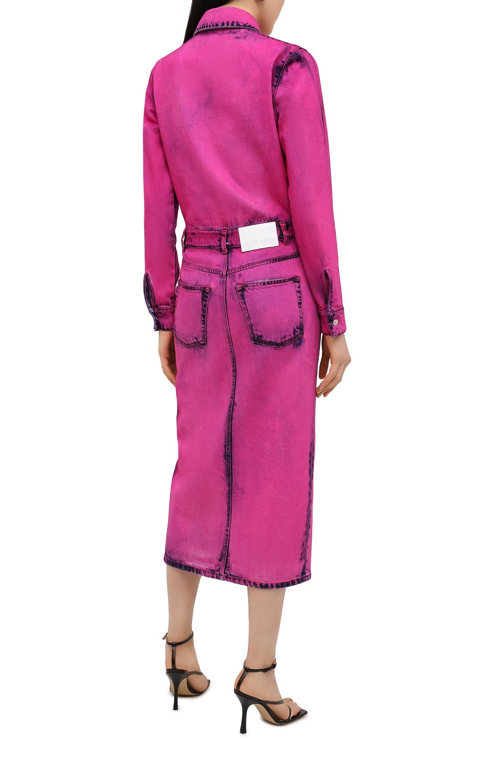 Джинсовое платье MSGM, арт. 2942MDA142LC 207967, фото 4