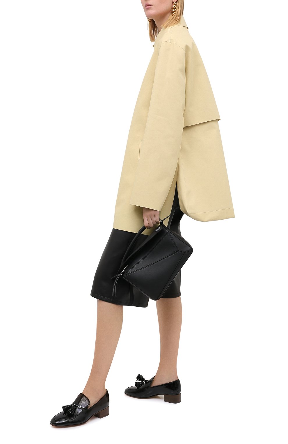 Кожаные лоферы pompon 40 LOEWE, арт. L815S07X01, фото 2