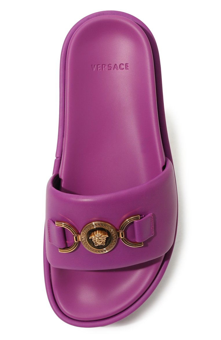 Кожаные шлепанцы VERSACE, арт. 1007854/DVT2P, фото 1
