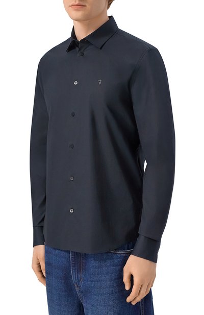 Хлопковая рубашка TRUSSARDI, арт. 5004N000052N, фото 3