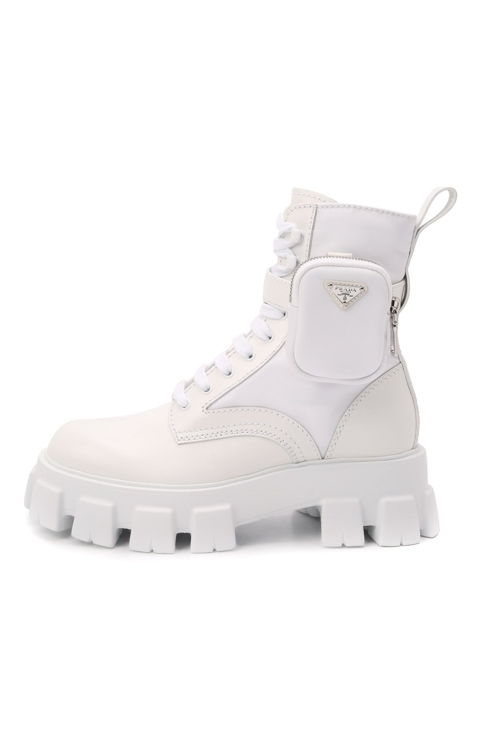Комбинированные ботинки monolith PRADA, арт. 2UE007-3LFR-F0009-D002, фото 2