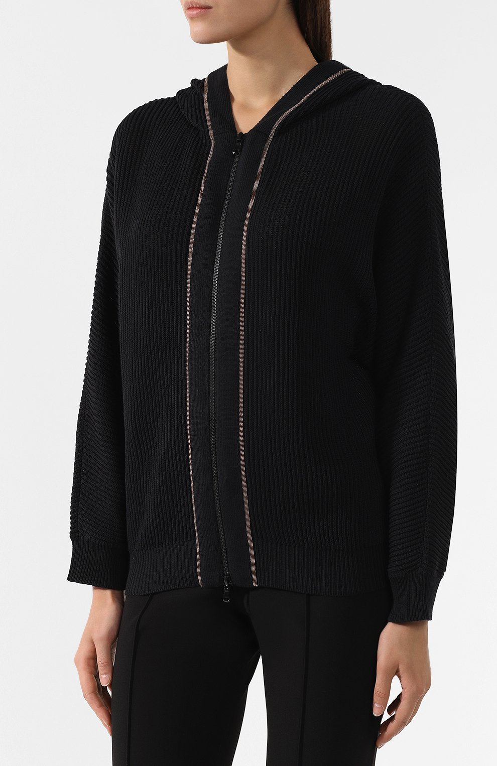 Хлопковый кардиган BRUNELLO CUCINELLI, арт. M78764916, фото 3