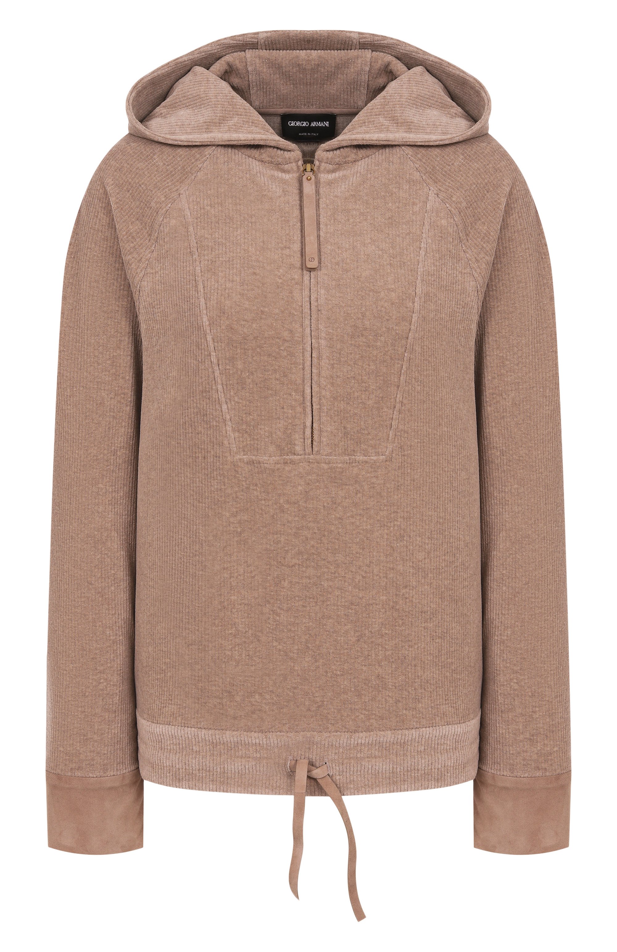 Худи из хлопка и кашемира GIORGIO ARMANI, арт. GW002418/AF19786, фото 1