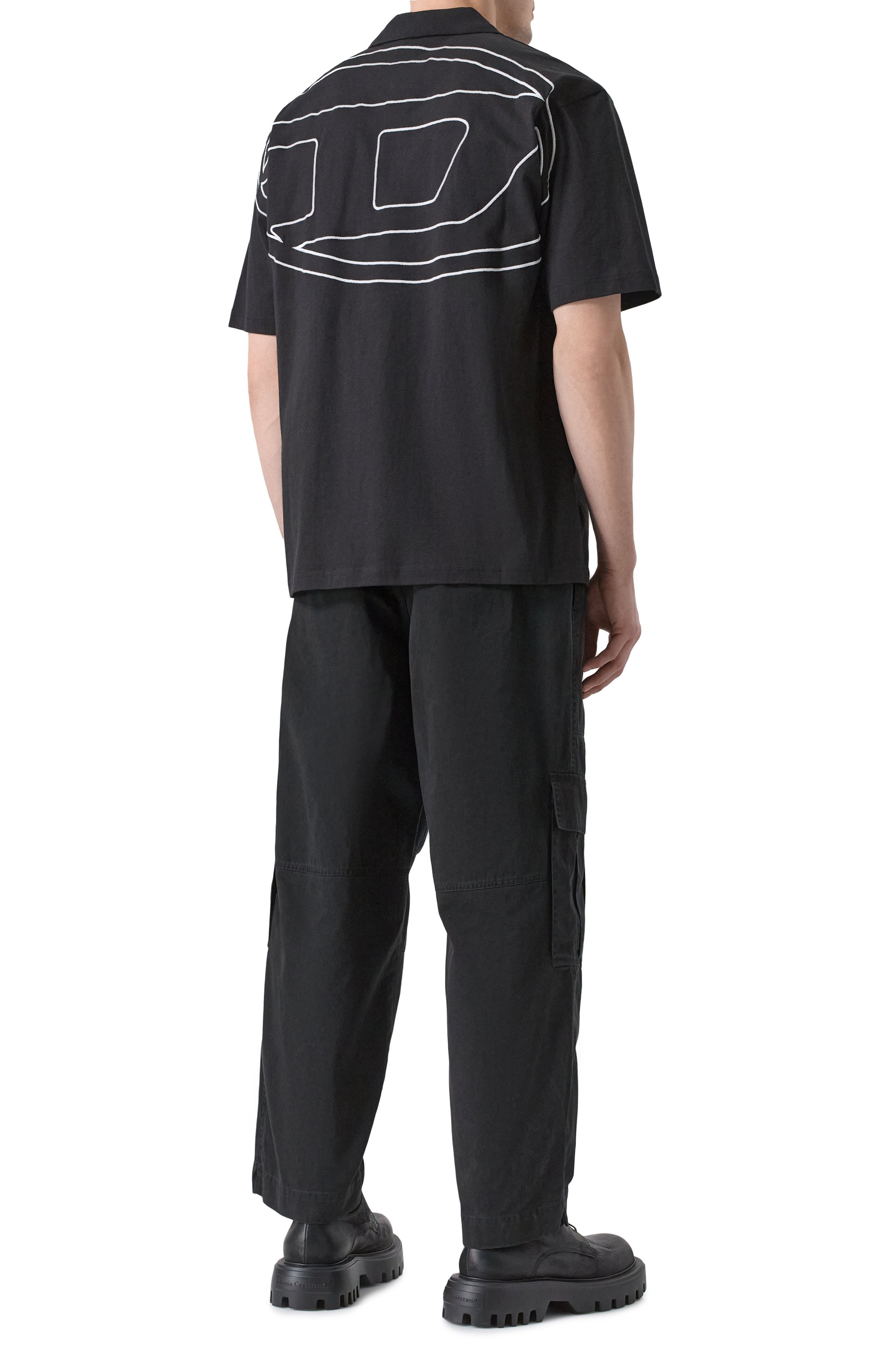 Хлопковое поло DIESEL, арт. A10763/0HGAM, фото 2