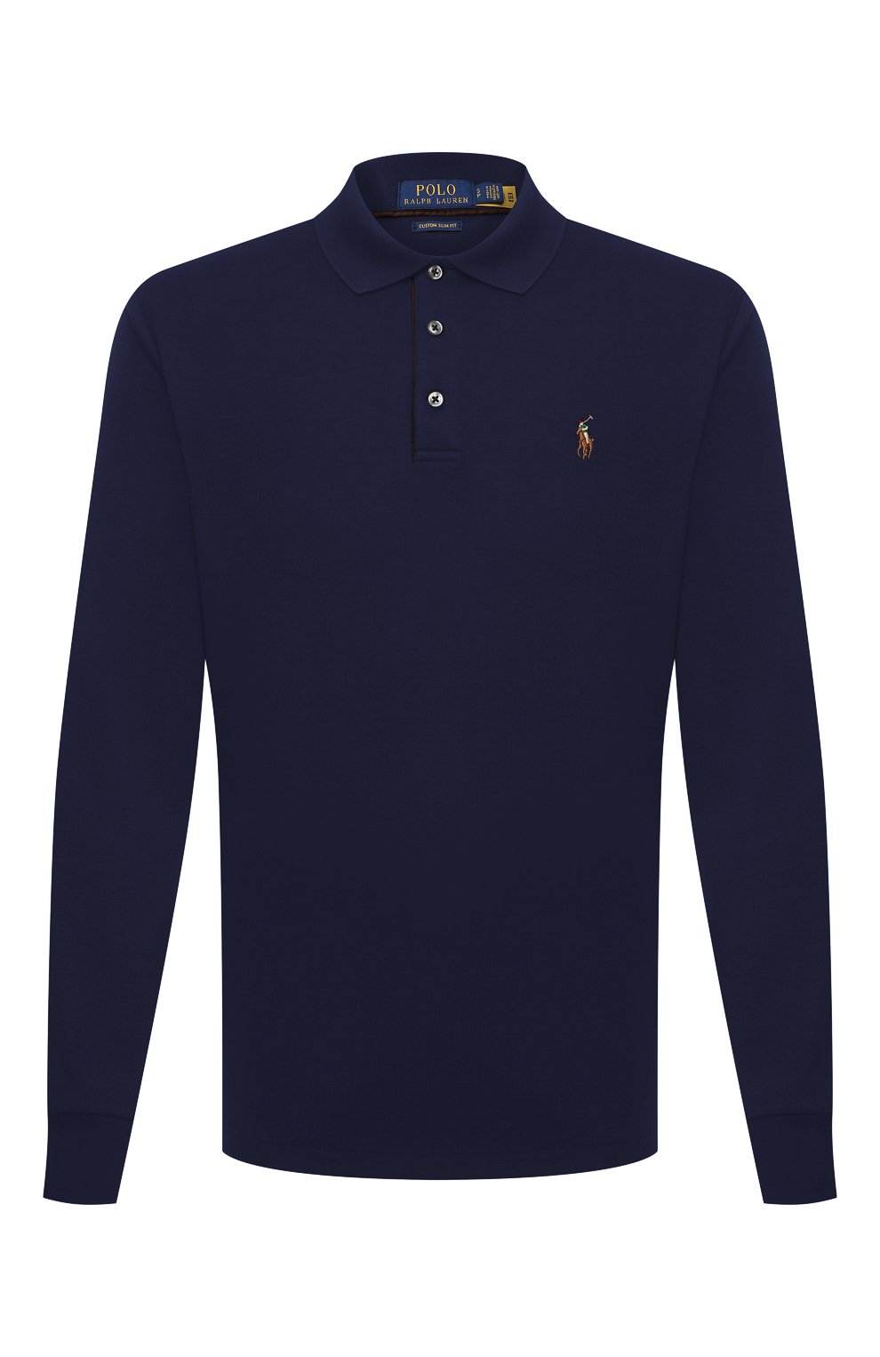Хлопковое поло с длинными рукавами POLO RALPH LAUREN, арт. 710671785, фото 1
