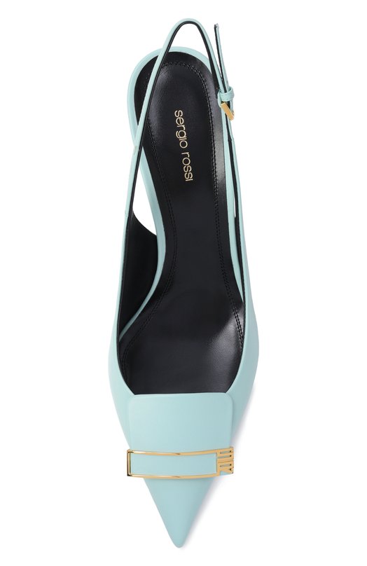 Кожаные туфли Evolve 75 Sergio Rossi B14501/MMVN13 Зелёный  B14501/MMVN13 Фото 6