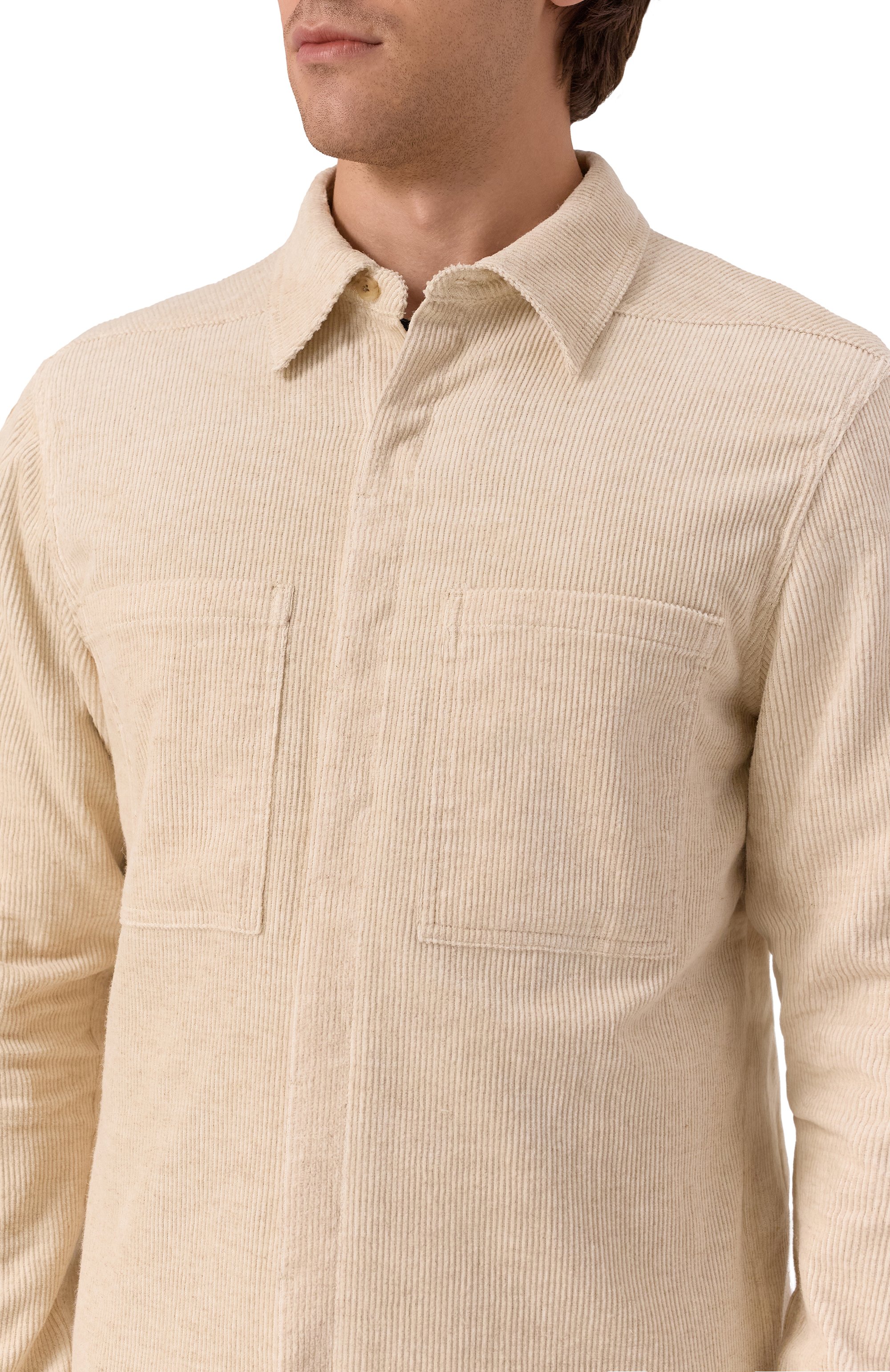 Вельветовая рубашка RICK OWENS, арт. RU02E1292/MLC, фото 5