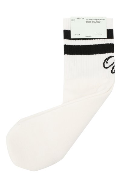 Хлопковые носки OFF-WHITE, арт. 0WRA012E191200790110, фото 1