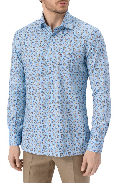 Хлопковая рубашка KITON, арт. UMCNERCH0927601, фото 3