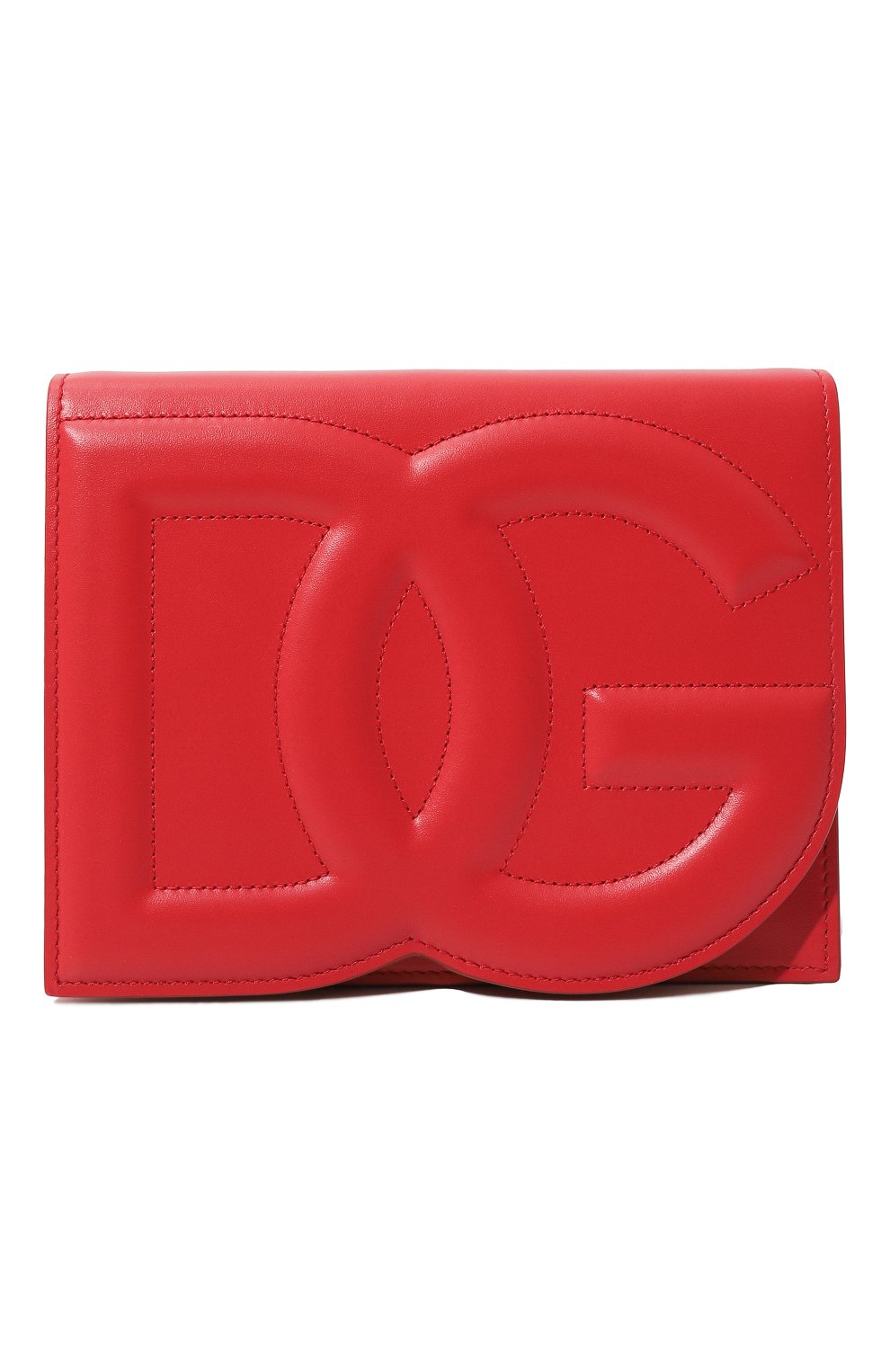 Сумка dg logo DOLCE & GABBANA красного цвета по цене 119500 руб., арт. BB9287_BE9287/AW576_1, фото 1 Сумка dg logo DOLCE & GABBANA, арт. BB9287_BE9287/AW576_1, фото 1