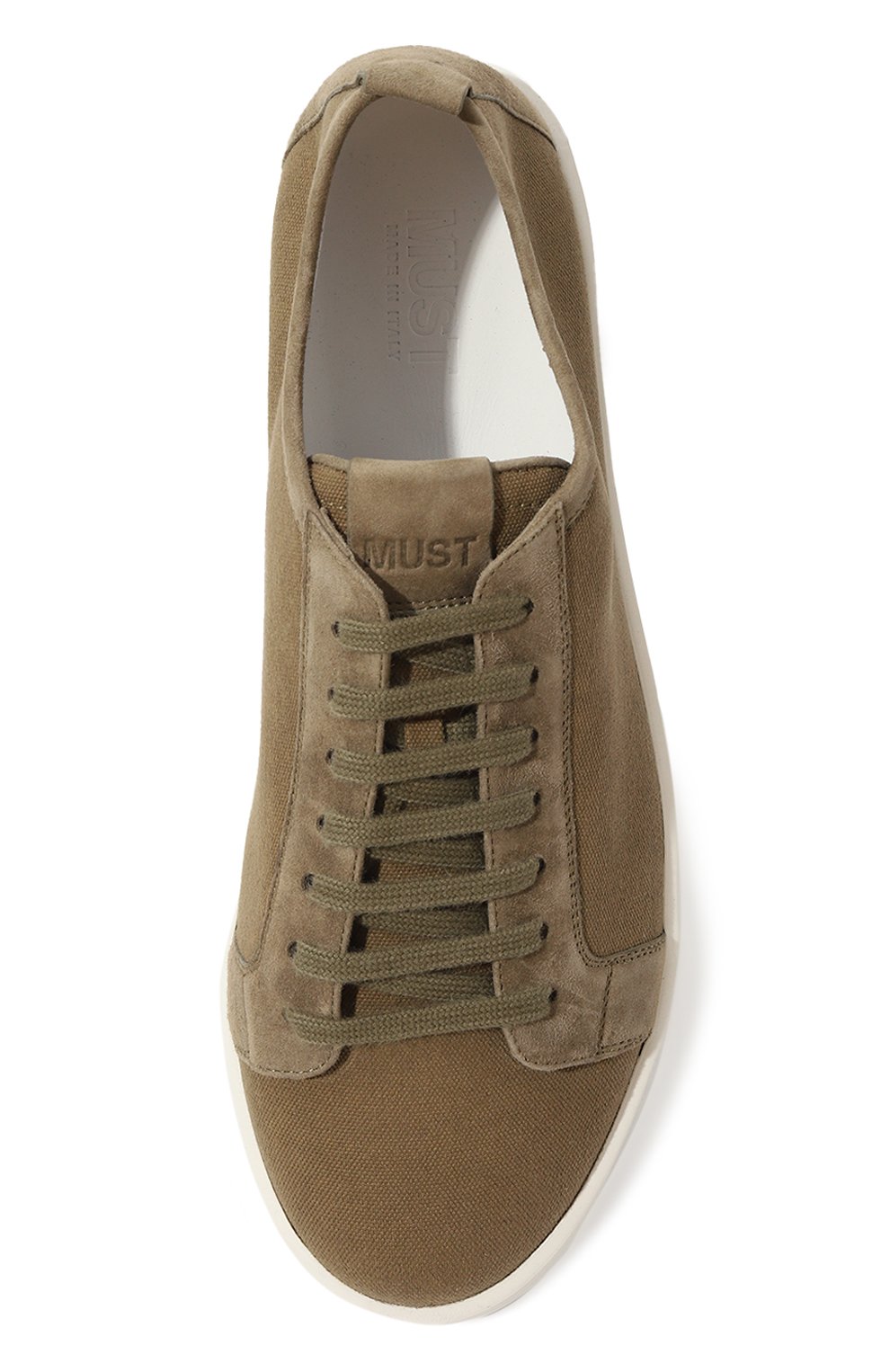 Текстильные кеды MVST хаки цвета по цене 55600 руб., арт. 2259040.3054CF94, фото 6 Текстильные кеды MVST, арт. 2259040.3054CF94, фото 6