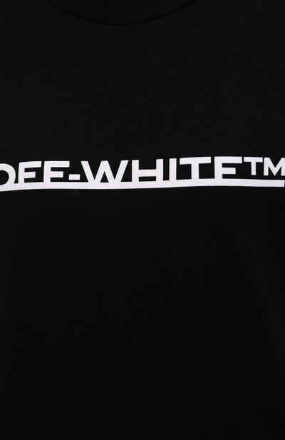 Хлопковая футболка OFF-WHITE,  арт. 0WAA089F21JER004, фото 5