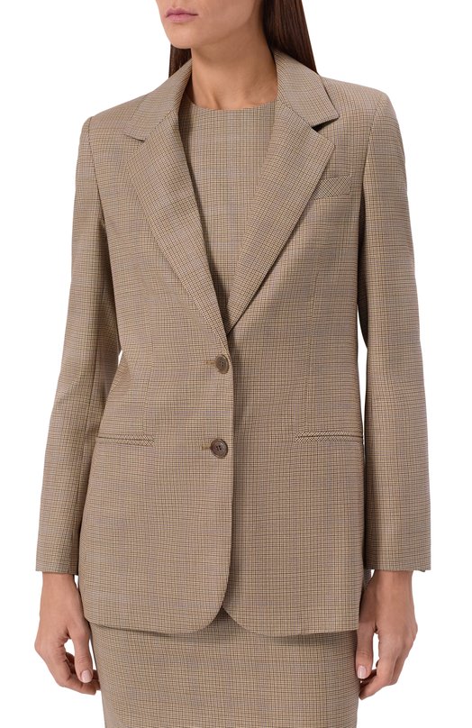 Шерстяной жакет OLOLOL OLJT063/2586.PP102 Бежевый  OLJT063/2586.PP102 Фото 3