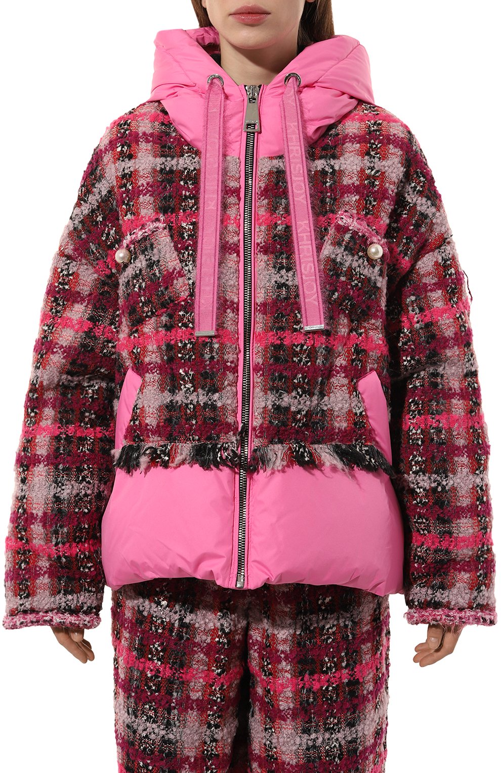 Твидовый пуховик KHRISJOY, арт. KWF24R0607/TWNY02, фото 3