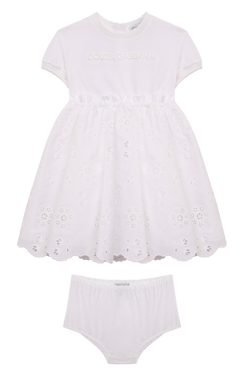 Комплект из платья и шорт DOLCE & GABBANA, арт. L2JD9D/G7NXV/18/24M, фото 1