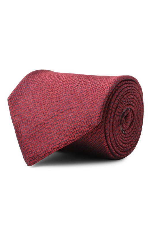 Шелковый галстук Brioni O61D00-PC443 Бордовый O61D00-PC443