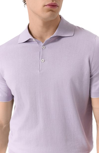 Хлопковое поло BRUNELLO CUCINELLI, арт. M29800125, фото 5