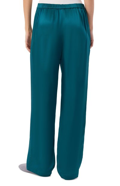 Шелковые брюки SIMONE PERELE зеленого цвета по цене 27770 руб., арт. 1F8660, фото 4 Шелковые брюки SIMONE PERELE, арт. 1F8660, фото 4