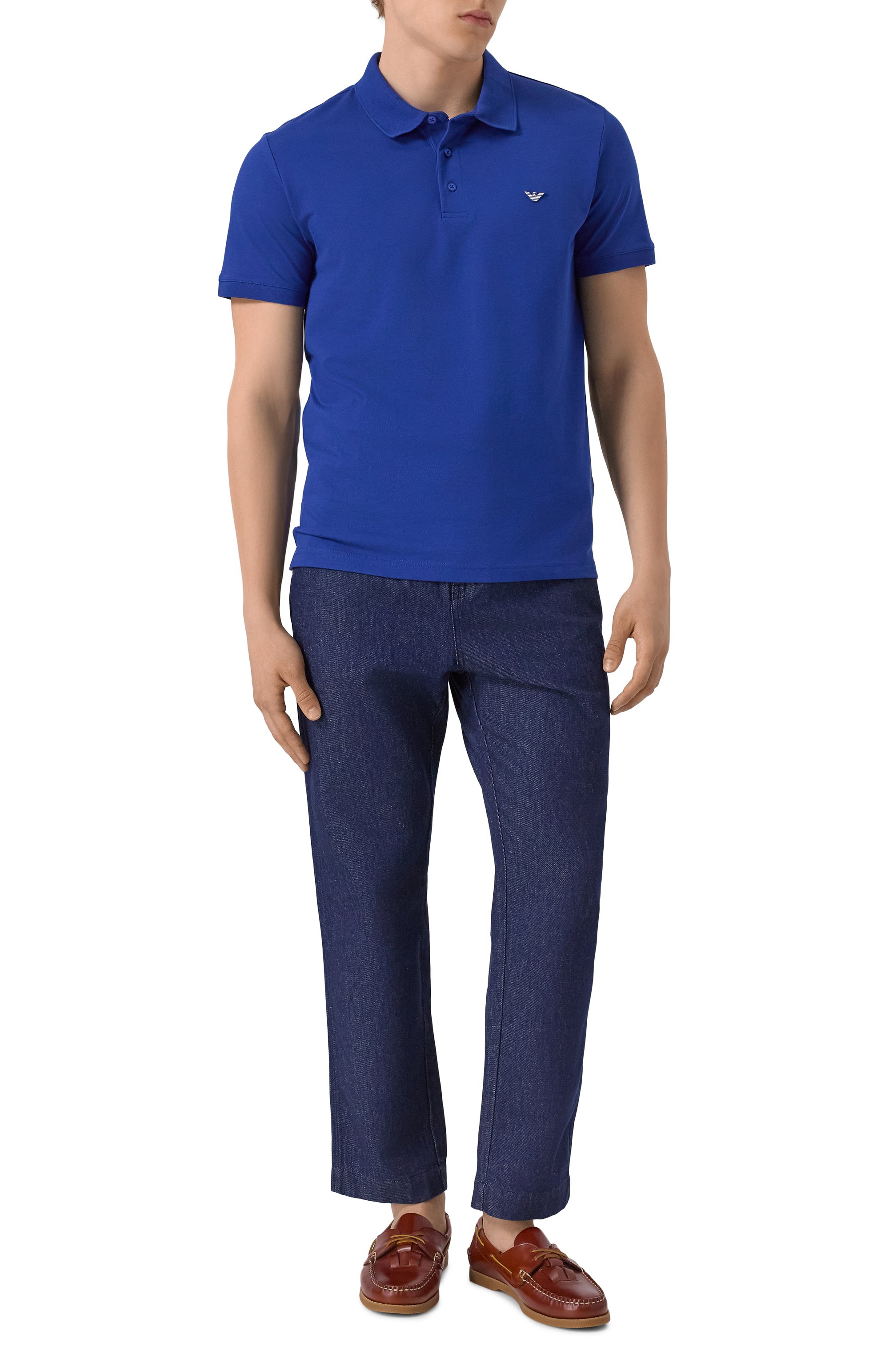 Хлопковое поло EMPORIO ARMANI, арт. EM001380/AF12331, фото 2