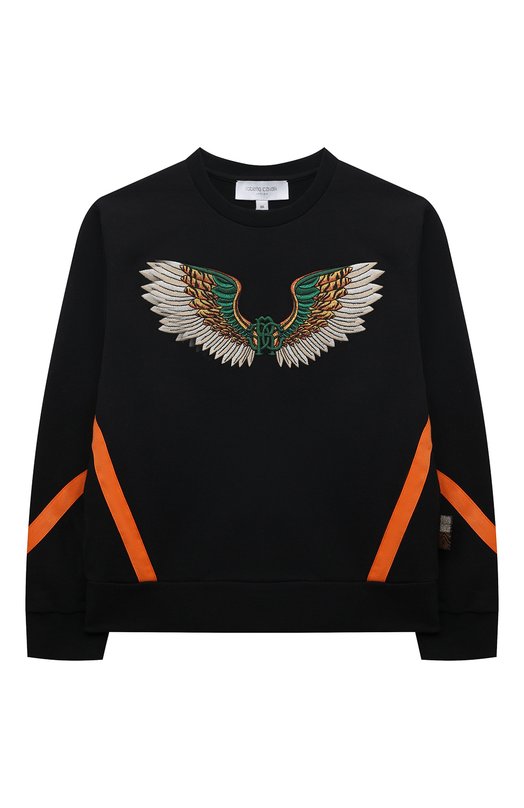 

Хлопковый свитшот Roberto Cavalli, Чёрный