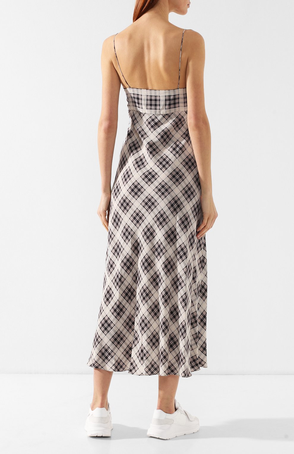 Шелковое платье MARC JACOBS (THE) бежевого цвета по цене 47150 руб., арт. M4007788, фото 4 Шелковое платье MARC JACOBS (THE), арт. M4007788, фото 4