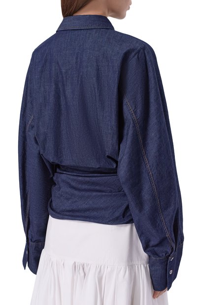 Джинсовая рубашка waist-tie 7 FOR ALL MANKIND, арт. 7NBE0H07-3JQ, фото 4