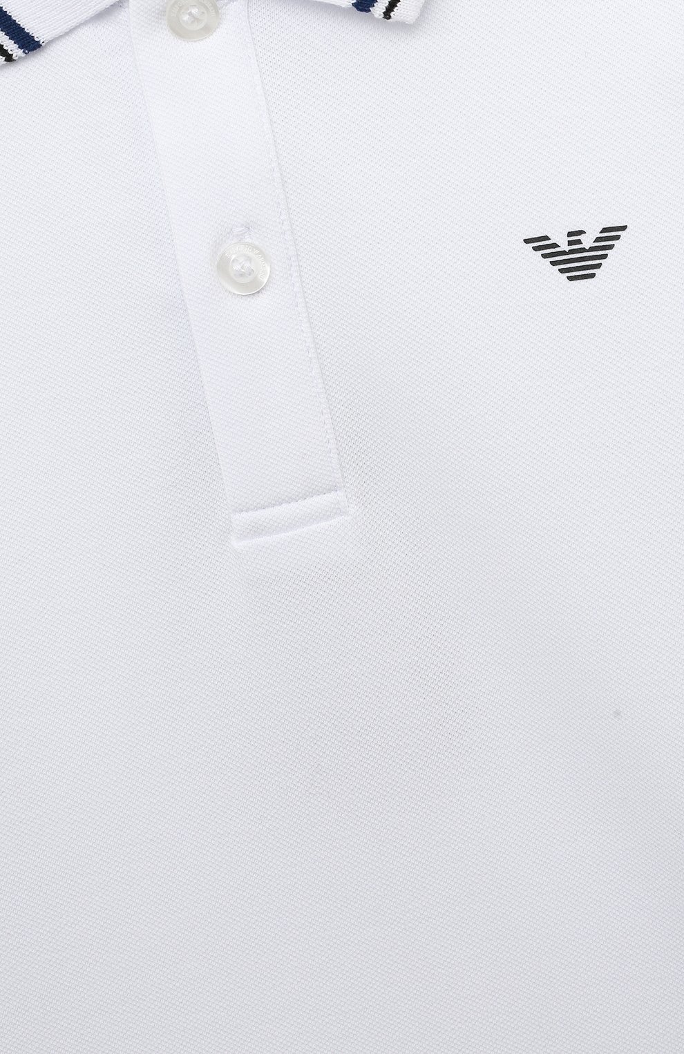 Хлопковое поло EMPORIO ARMANI, арт. 8N4FB3/1JPTZ, фото 3