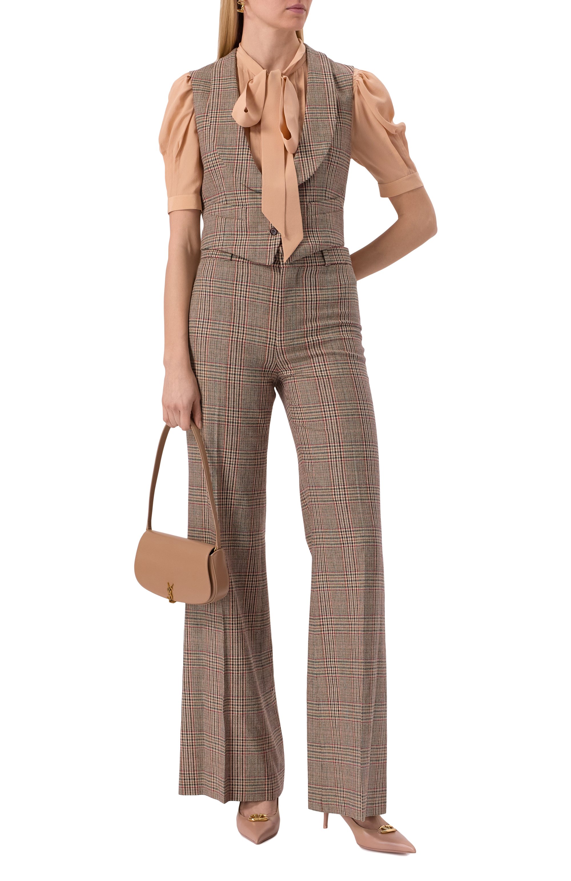 Шерстяные брюки CHLOÉ, арт. CHC25SPA06304, фото 2