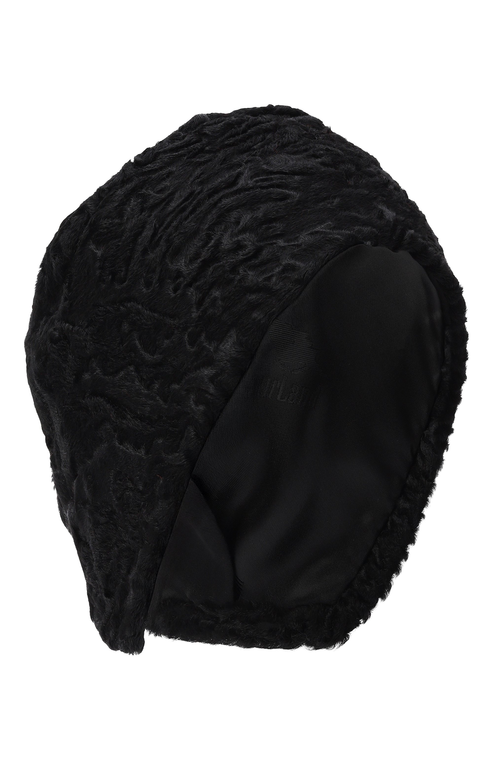 Капор мэйдд из каракульчи FURLAND черного цвета по цене 98000 руб., арт. 0219507810020200093, фото 1 Капор мэйдд из каракульчи FURLAND, арт. 0219507810020200093, фото 1