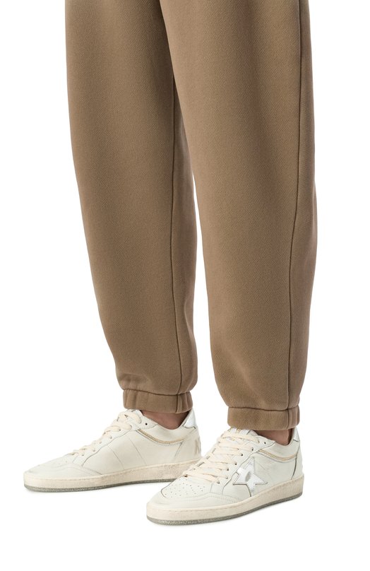 Комбинированные кеды Ball Star Golden Goose Deluxe Brand GWF00746.F007565 Белый  GWF00746.F007565 Фото 2