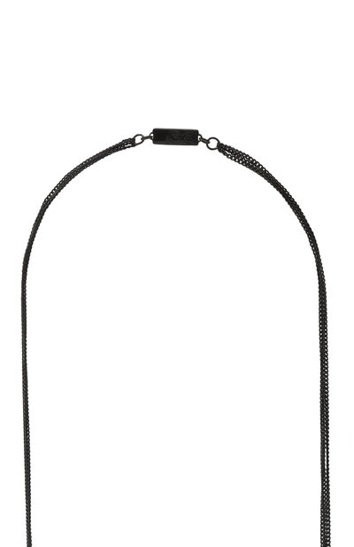 Цепочка для очков CAROLINE ABRAM черного цвета по цене 4200 руб., арт. CHAINETTE TRI0 METALL TRIPLE BLACK, фото 5 Цепочка для очков CAROLINE ABRAM, арт. CHAINETTE TRI0 METALL TRIPLE BLACK, фото 5