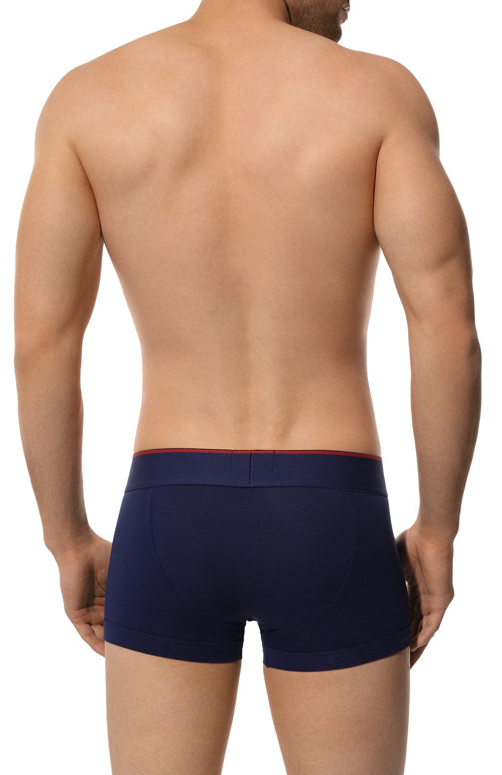 Хлопковые боксеры EMPORIO ARMANI темно-синего цвета по цене 3915 руб., арт. 111389/4F516, фото 3 Хлопковые боксеры EMPORIO ARMANI, арт. 111389/4F516, фото 3
