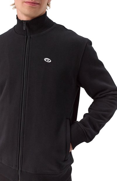 Хлопковая толстовка DIESEL, арт. A15095/0BKAF, фото 5