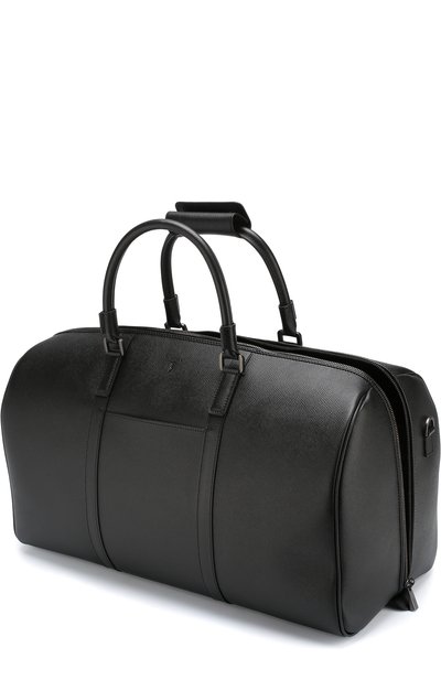 Кожаная дорожная сумка SERAPIAN черного цвета по цене 172500 руб., арт. SEV0EULL2806M50F, фото 4 Кожаная дорожная сумка SERAPIAN, арт. SEV0EULL2806M50F, фото 4