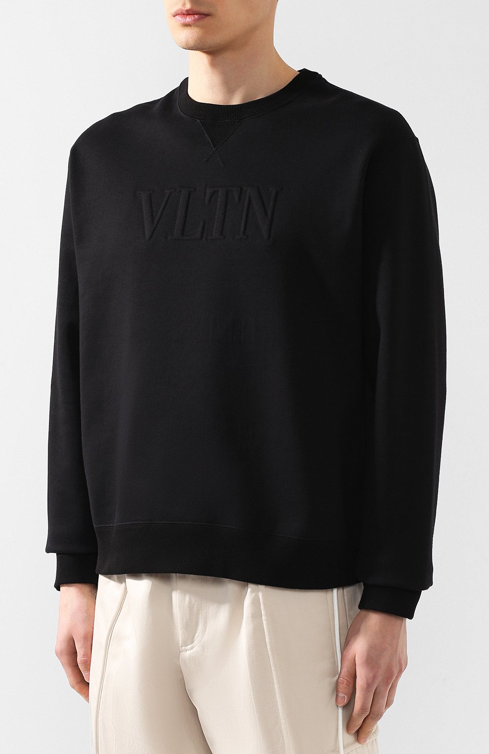 Хлопковый свитшот VALENTINO, арт. RV3MF02DXCQ, фото 3