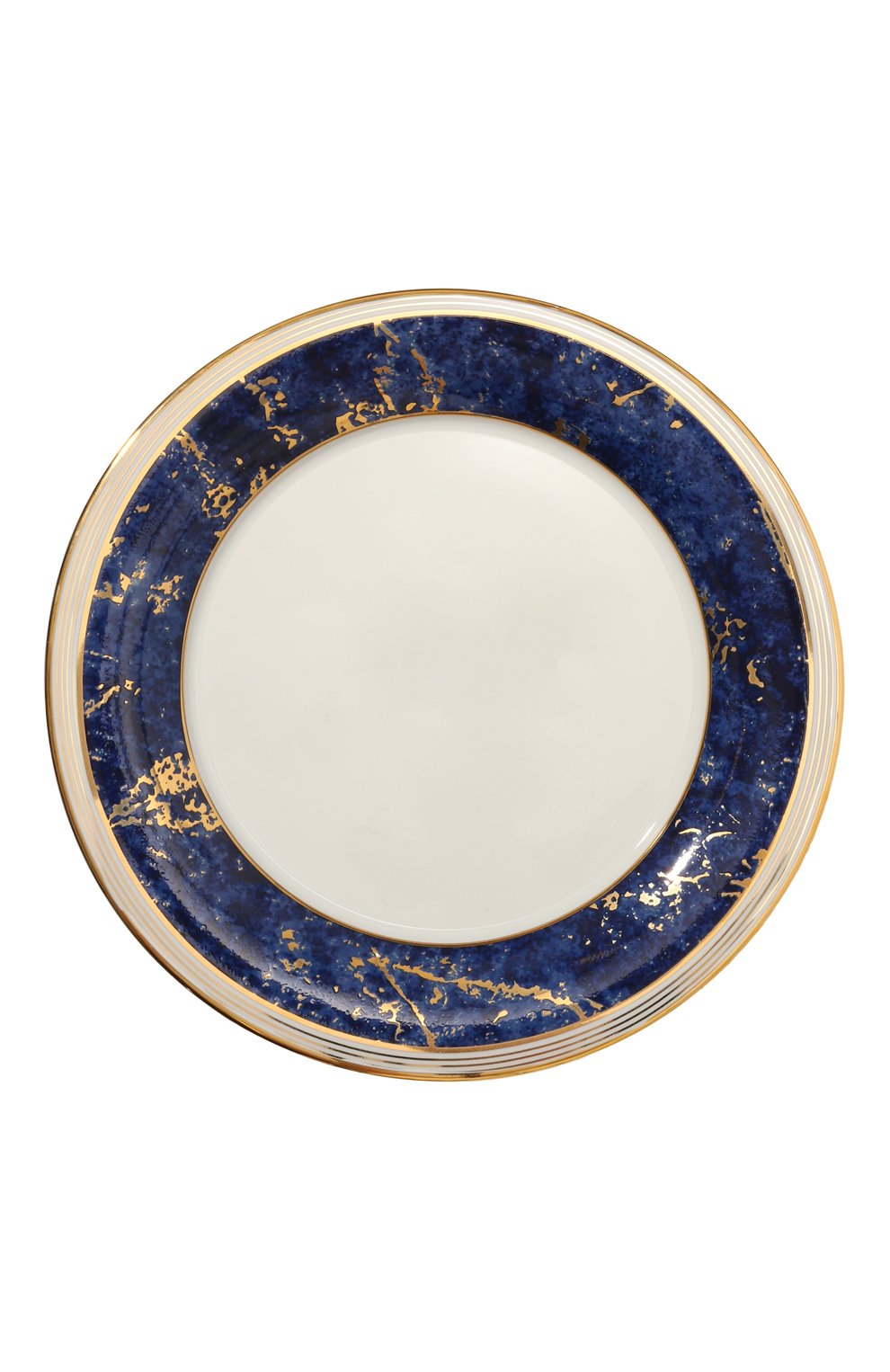 Десертная тарелка STEFANO RICCI темно-синего цвета по цене 58300 руб., арт. 0PP004/LAPIS2, фото 1 Десертная тарелка STEFANO RICCI, арт. 0PP004/LAPIS2, фото 1