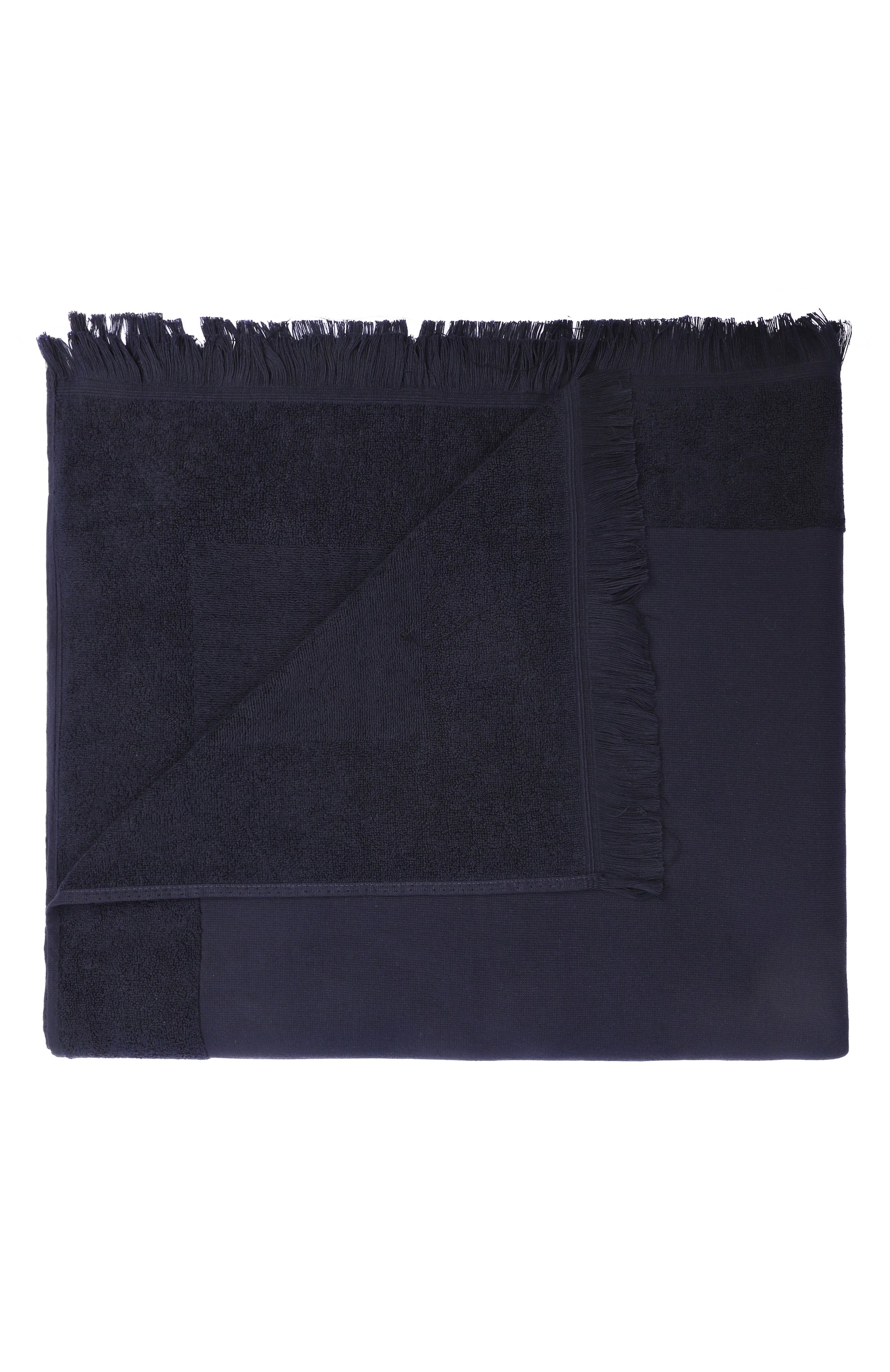 Хлопковое полотенце PAUL&SHARK темно-синего цвета по цене 37550 руб., арт. 25417071, фото 1 Хлопковое полотенце PAUL&SHARK, арт. 25417071, фото 1