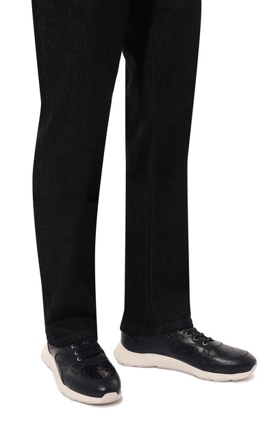 Кроссовки marte с отделкой из кожи аллигатора ARTIOLI, арт. 0S544/CALF/ALLIGAT/FABRIC EXA MARTE, фото 3