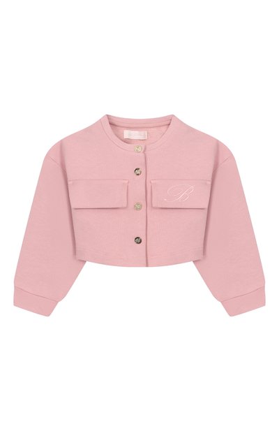 Хлопковый кардиган BLUMARINE, арт. BGFE0160/FF016_001