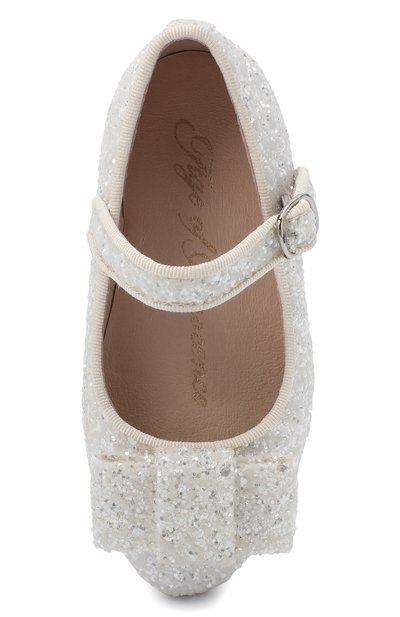 Туфли AGE OF INNOCENCE белого цвета по цене 11850 руб., арт. ELLEN GLITTER, фото 4 Туфли AGE OF INNOCENCE, арт. ELLEN GLITTER, фото 4