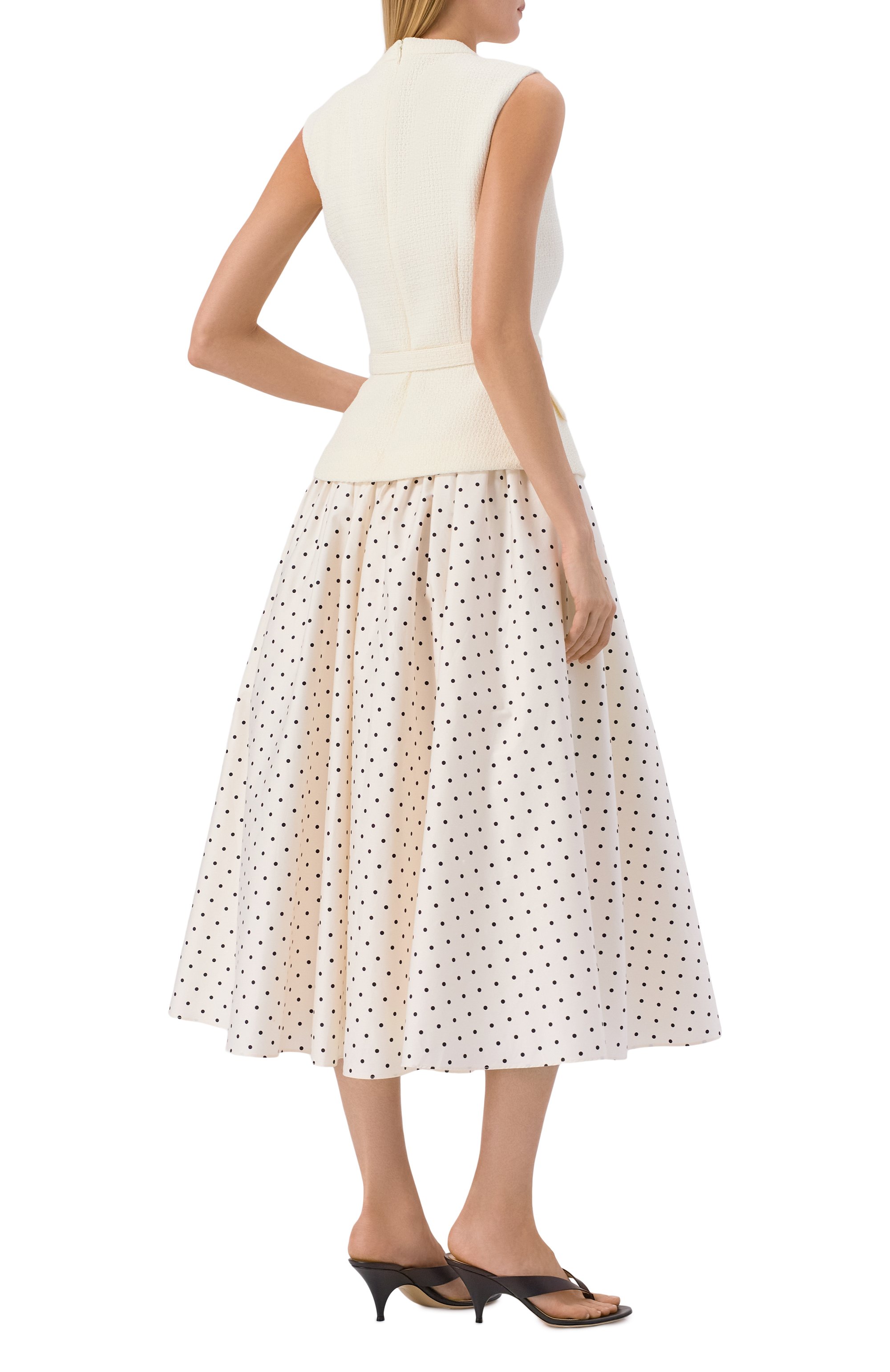 Комбинированное пл атье SELF-PORTRAIT, арт. SS26031MC, фото 3