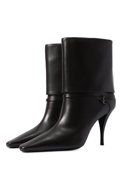 Женские кожаные ботильоны niki 90 SAINT LAURENT, арт. 801393/AADV2