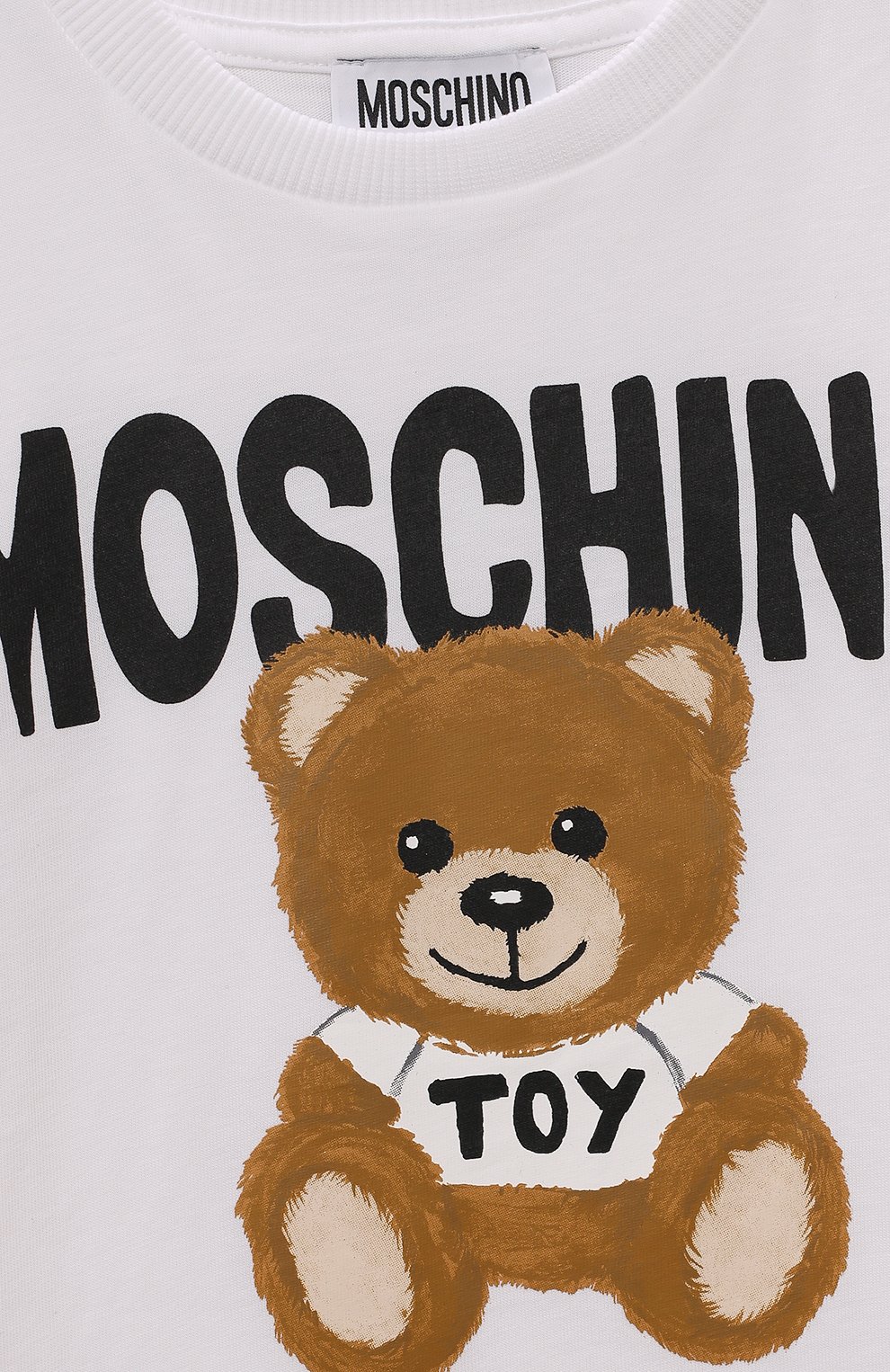 Хлопковая футболка MOSCHINO, арт. H0M03R/LAA23/4-8, фото 3