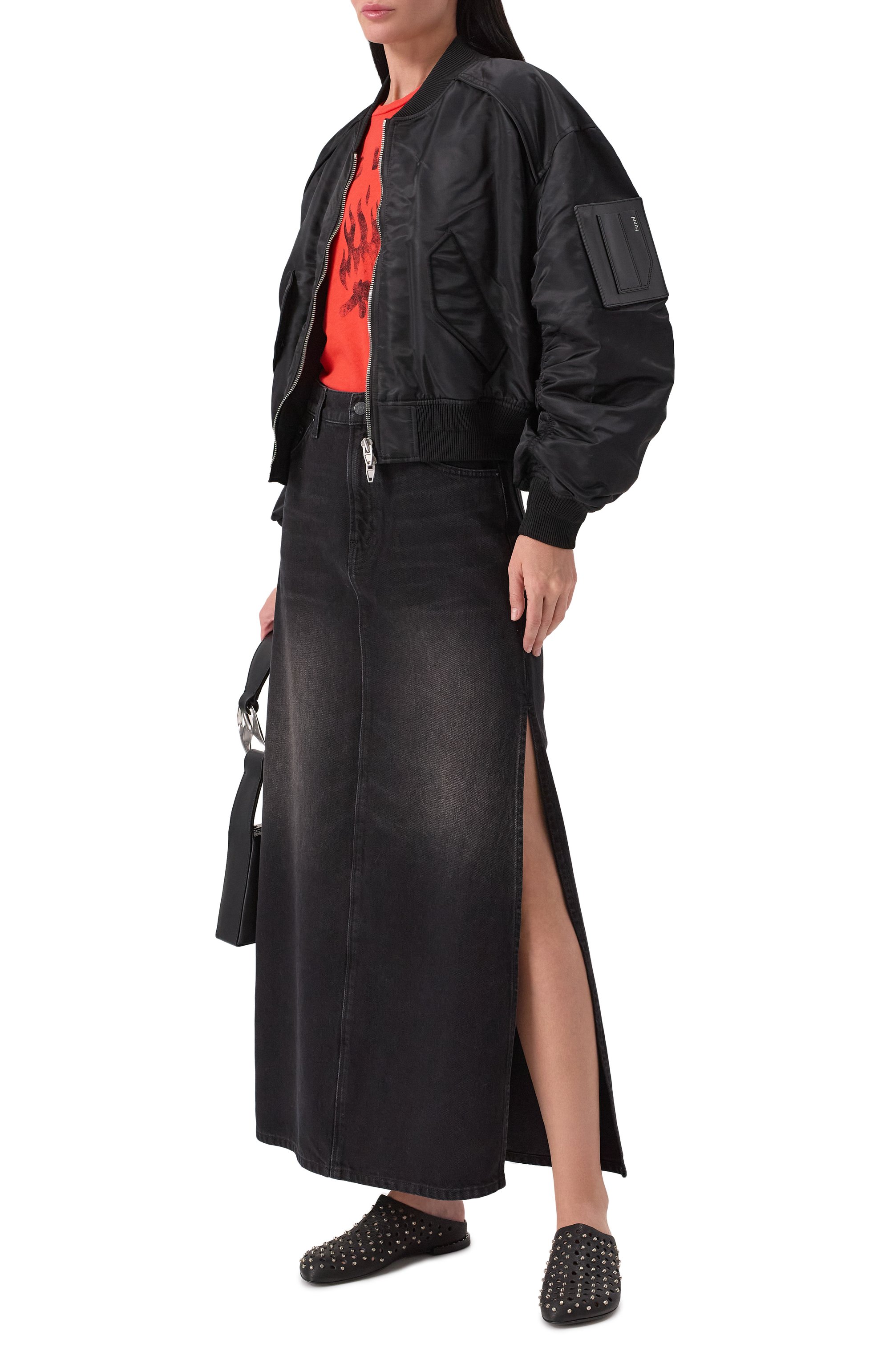 Джинсовая юбка MOTHER, арт. 90061-1360, фото 2