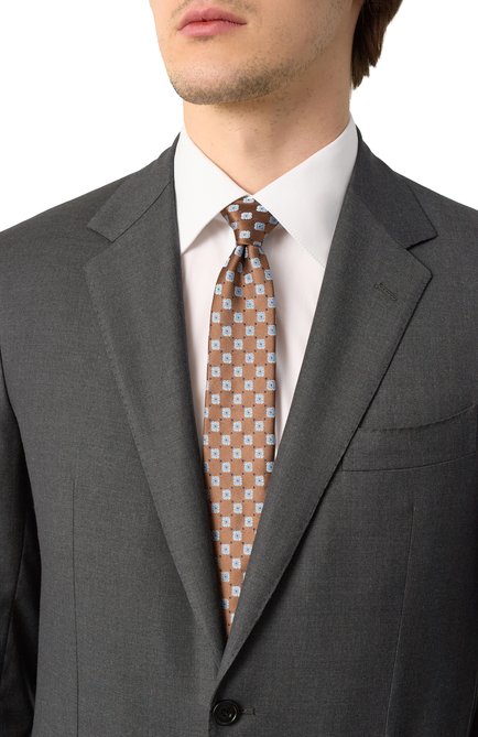 Мужской шелковый галстук CANALI, арт. 18/HJ04256