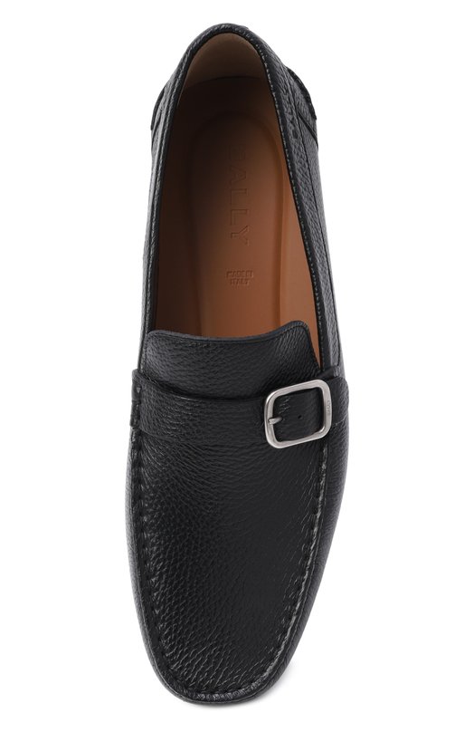 Кожаные мокасины Clay Bally MSD066/VT029 Чёрный  MSD066/VT029 Фото 5