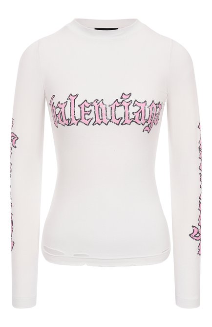Женская хлопковый лонгслив BALENCIAGA, арт. 826465/TSVW6